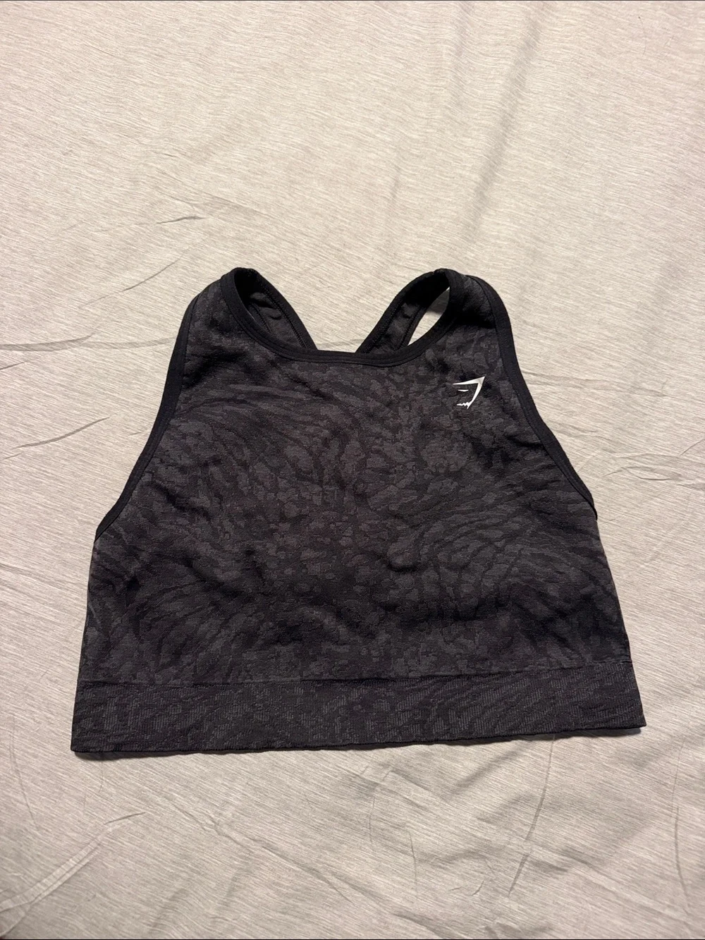 Gym shark High-Neck Sports Bra - Black